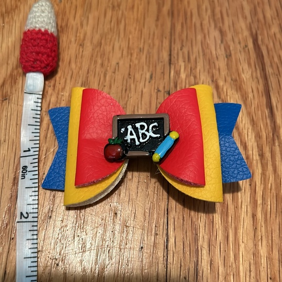 Back To School Bow Hair Clips Perfect Hair Accessories for Toddlers and Girls - Picture 9 of 9